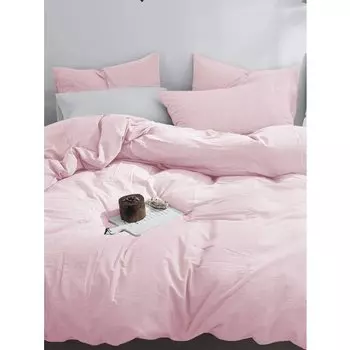 Постельное белье GoodNight Сатин Делюкс дуэт (с нав. 50х70) розовый