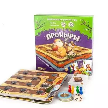 Развивающая настольная игра Банда Умников УМ091 Проныры