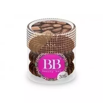 Резинка для волос, коричневая