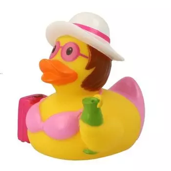 Резиновая уточка "Пляжница"