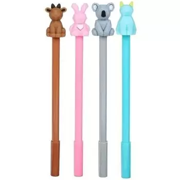 Ручка гелевая Calligrata «Зверьки»,в ассортименте