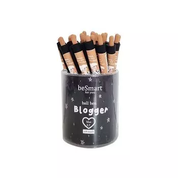 Ручка шариковая Be Smart Blogger Девушка, 0,7 мм, цвет чернил синий