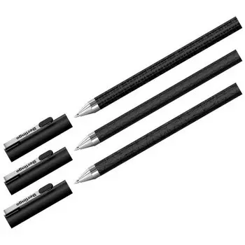 Ручка шариковая Berlingo DoubleBlack, цвет чернил синий, 0,7 мм