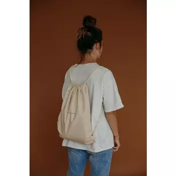 Рюкзак СУБТРОПИКИ, светло-персиковый