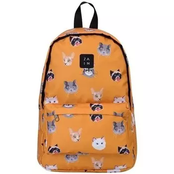 Рюкзак ZAIN Коты, оранжевый