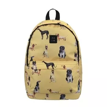 Рюкзак ZAIN Собаки, желтый