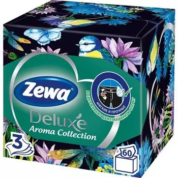 Салфетки бумажные "Deluxe Aroma Collection", 60 шт.