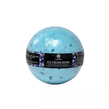 Шарик бурлящий для ванны Fabrik Черничное мороженное