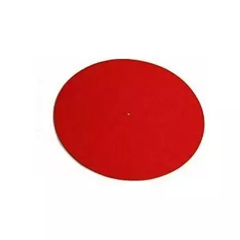 Шерстяной Мат Rega "Turntable Mat", красный