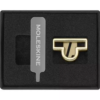 Шильд-символ Moleskine Zodiac Весы, золотистый