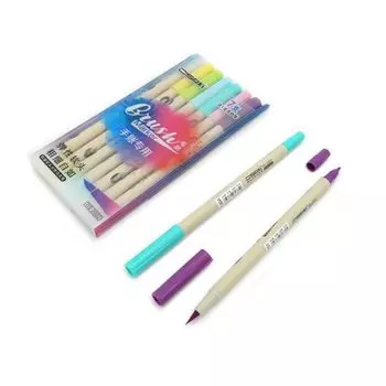 Скетч-фломастеры DS двусторонние, 7 цветов