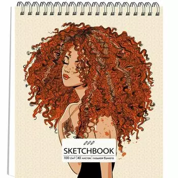 Скетчбук Эксмо Girl, 40 листов, А6+