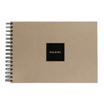 Скетчбук "Grey Blackpaper" А4, 62 листа, 160 г/м2