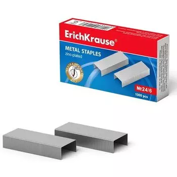 Скобы №24/6 ErichKrause, 1000 шт.