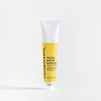 Скраб-эксфолиант для лица Sibirbotaniq Янтарно-медовый, 50 мл