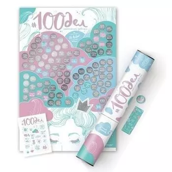 Скретч-постер #100 дел "TrueGirl edition"