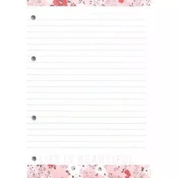 Сменный блок "Camilla", 80 листов, в линейку, 14 х 20 см