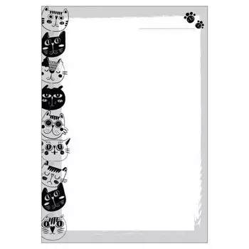 Сменный блок "Cats", 100 листов, нелинованный, 14 х 20 см