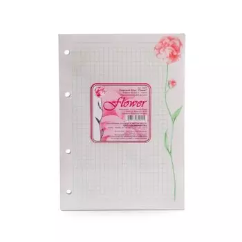 Сменный блок в клетку "Flower" A5