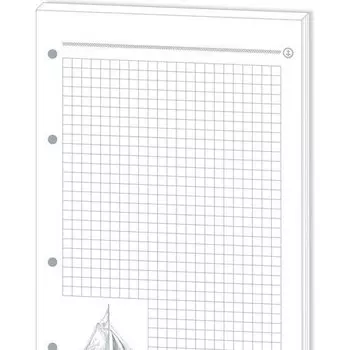 Сменный блок в клетку "Marine" А5