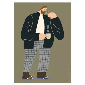 Соня Коршенбойм. Принт "Домашний" А3