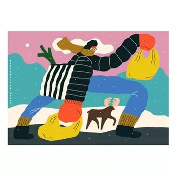 Соня Коршенбойм. Принт "Наташа" А3