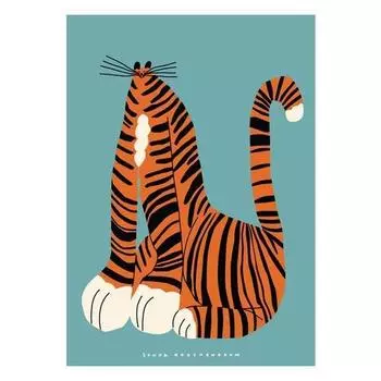 Соня Коршенбойм. Принт "Тигр" А2