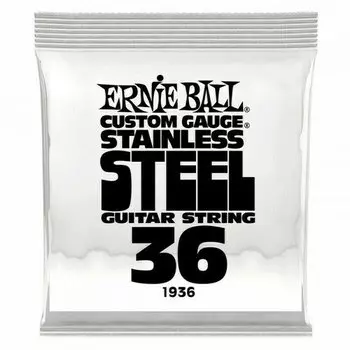Струна одиночная для электрогитары Ernie Ball 1936 Stainless Steel 36