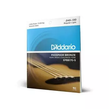 Струны для акустической бас-гитары DAddario EPBB170 5