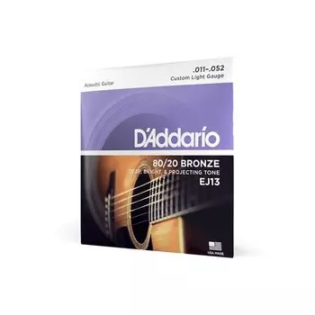 Струны для акустической гитары D'Addario EJ13