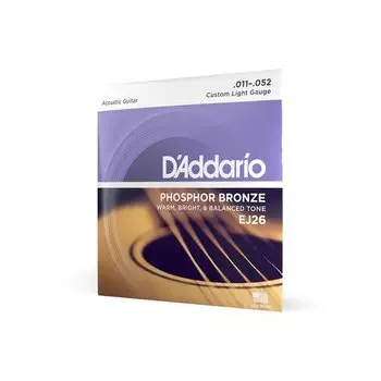 Струны для акустической гитары D'Addario EJ26