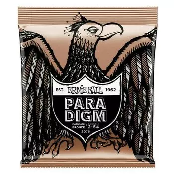 Струны для акустической гитары Ernie Ball 2076 Paradigm Phosphor Bronze Medium Light 12-54