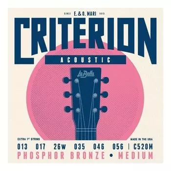 Струны для акустической гитары La Bella C5 20M