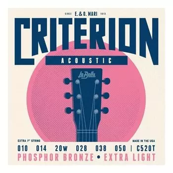 Струны для акустической гитары La Bella C5 20T