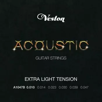 Струны для акустической гитары Veston A1047 B