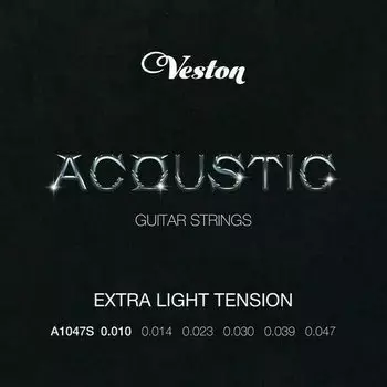 Струны для акустической гитары Veston A1047 S