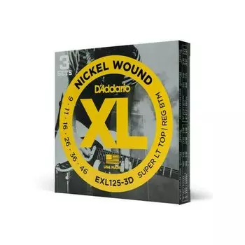 Струны для электрогитары DAddario EXL125 3D
