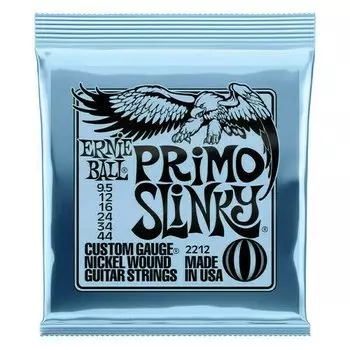 Струны для электрогитары Ernie Ball 2212 Nickel Wound Slinky Primo 9.5-44