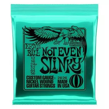 Струны для электрогитары Ernie Ball 2626 Nickel Wound Slinky Not Even 12-56