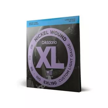 Струны для бас-гитары DAddario EXL190