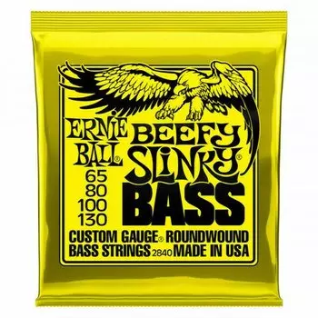 Струны для бас-гитары Ernie Ball 2840 Nickel Wound Slinky Beefy 65-130