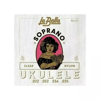 Струны для укулеле сопрано La Bella 11
