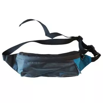 Сумка "Fanny Waist Pack", черный/темно-серый/голубой