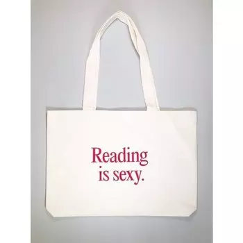 Сумка Подписные издания Reading is sexy, белая