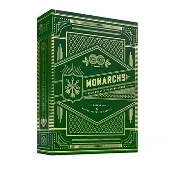 Сувенирная колода карт Theory11 Monarch, зеленая