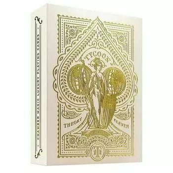 Сувенирная колода карт Theory11 Tycoon, белая