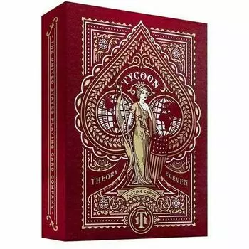 Сувенирная колода карт Theory11 Tycoon, красная