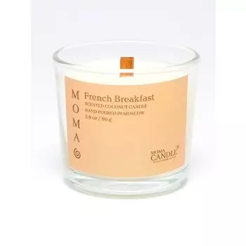 Свеча ароматическая Momacandle French breakfast, 80 гр