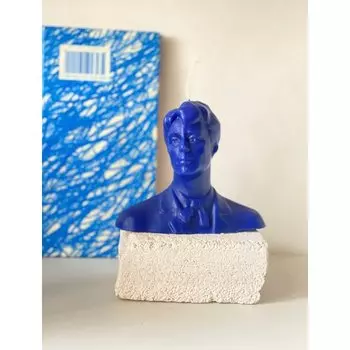 Свеча Unification Love Есенин, голубая