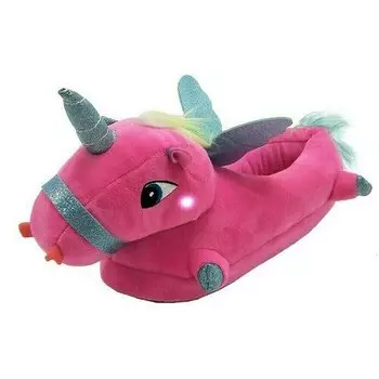 Тапочки Funfur Единорог-3 светящиеся розовый